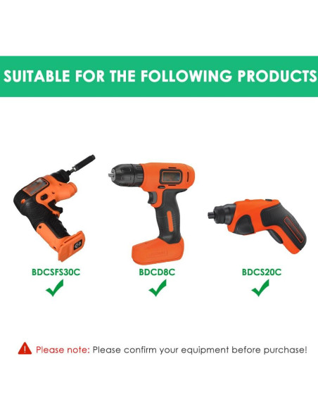 Cargador USB Mrgru 90627870-01 para Taladro Black and Decker Cargador USB Mrgru 90627870-01 para Taladro Black and Decker