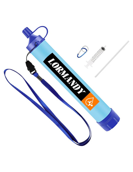 Filtro de Agua Personal Lormandy Mini Portátil 0.01 micrones Filtro de Agua Personal Lormandy Mini Portátil 0.01 micrones