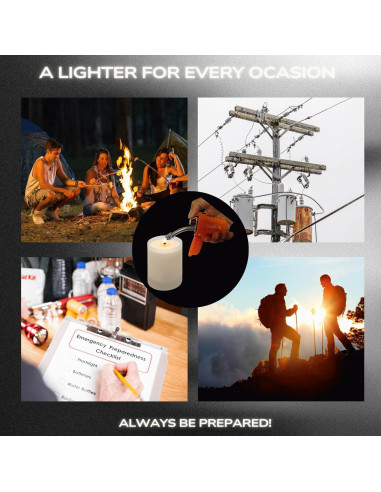 Encendedor Plasma Recargable TrueLight Essentials Naranja