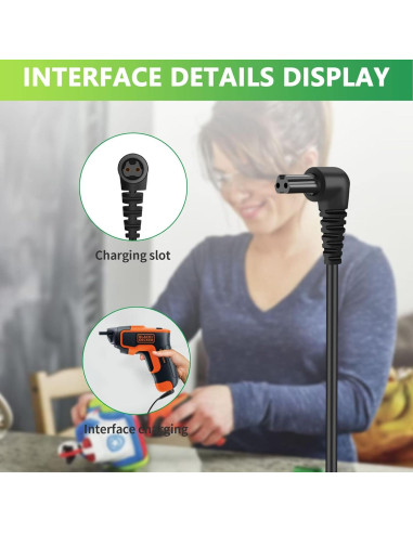 Cargador 10V Czepa para Destornillador Black Decker LI2000