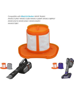 Paquete de 6 Filtros Auloea para Aspiradora BLACK+DECKER 2