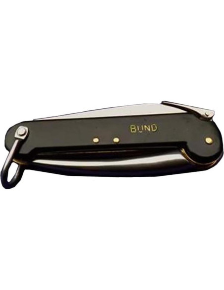 Cuchillo de bolsillo Mil-Tec negro 10,8 cm con pica de marlin Cuchillo de bolsillo Mil-Tec negro 10,8 cm con pica de marlin