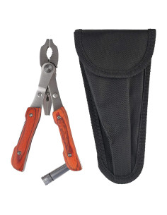 Multi-herramienta ADROIT 11 en 1 Acero Inoxidable y Madera