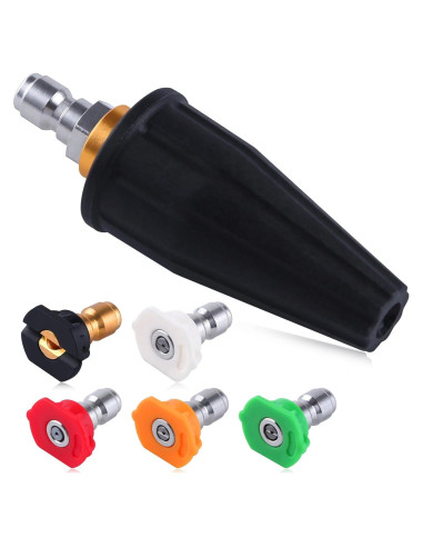 Boquilla Turbo Rotativa LEONTOOL 3600 PSI con 5 Grados
