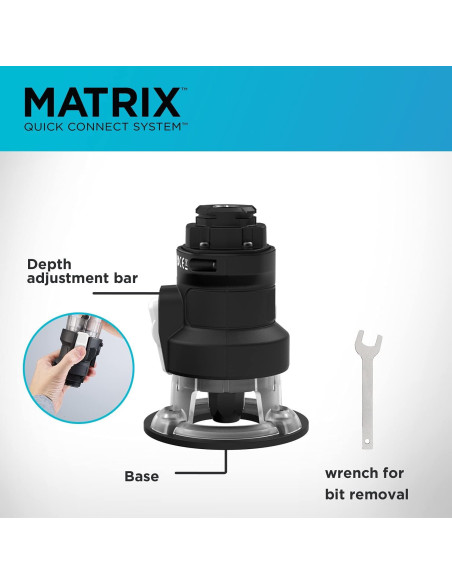 Accesorio Router y Sierra de Calar BLACK+DECKER BDCMTR Accesorio Router y Sierra de Calar BLACK+DECKER BDCMTR