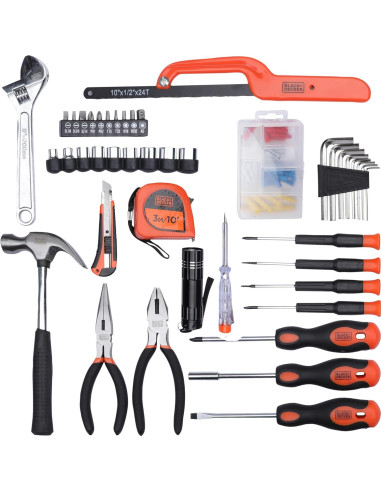 Kit de Herramientas Manual Black+Decker BMT126C 126 Piezas