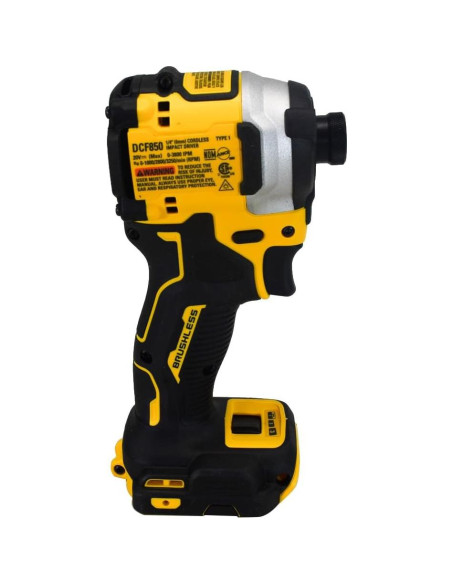 Destornillador de Impacto DeWalt DCF850B 20V 0.25" 3 Velocidades Destornillador de Impacto DeWalt DCF850B 20V 0.25" 3 Velocidades