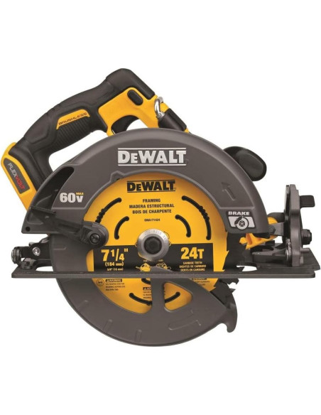 Sierra Circular DEWALT FLEXVOLT 60V MAX 7-1/4" con Freno Sierra Circular DEWALT FLEXVOLT 60V MAX 7-1/4" con Freno