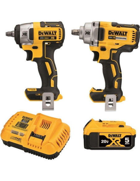 DEWALT Kit de Llaves de Impacto 20V MAX 2 Herramientas DEWALT Kit de Llaves de Impacto 20V MAX 2 Herramientas
