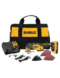 Herramienta Oscilante DEWALT 20V Inalámbrica 3 Velocidades