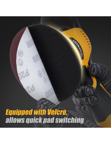 Pulidora Orbital MY6001-DW 5500 RPM 6 Velocidades Pulidora Orbital MY6001-DW 5500 RPM 6 Velocidades