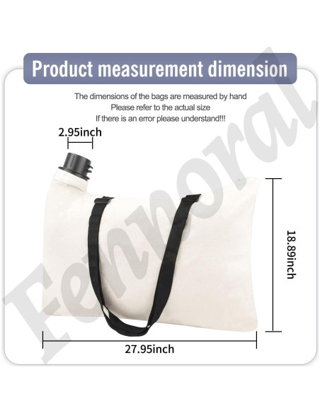 Bolsa de Recolección de Hojas Fennoral FO-BD250-1 Compatible Black & Decker Bolsa de Recolección de Hojas Fennoral FO-BD250-1 Compatible Black & Decker