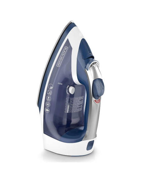 Plancha de Vapor Xpress BLACK+DECKER ICR16X Azul 0.45kg Plancha de Vapor Xpress BLACK+DECKER ICR16X Azul 0.45kg