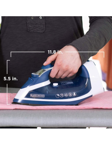 Plancha de Vapor Xpress BLACK+DECKER ICR16X Azul 0.45kg