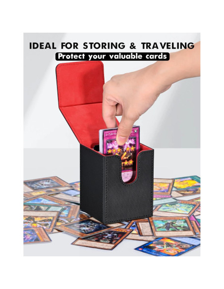 Caja de Barajas ZLCA para YuGiOh con Divisores 100+ Cartas Caja de Barajas ZLCA para YuGiOh con Divisores 100+ Cartas