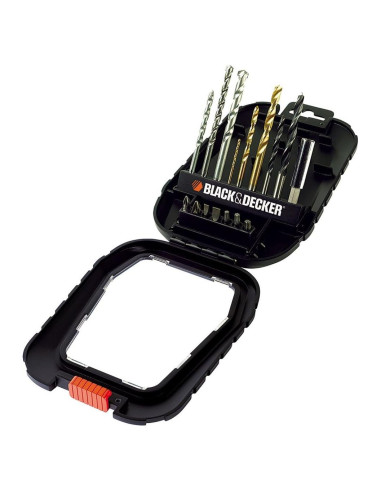 Kit de Brocas y Puntas 16 Piezas Black+Decker A7186