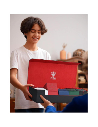 Caja de Barajas ZLCA 6 en 1 con Tapete para TCG