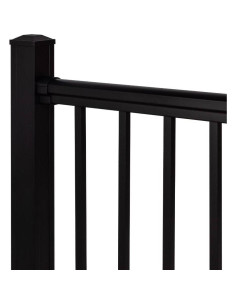 Kit Barandilla Aluminio Revival 243,84x91,44cm Negro 2