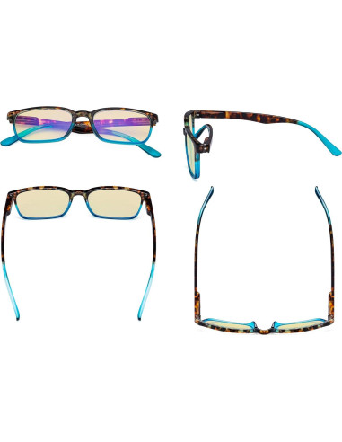 Eyekepper Gafas de Lectura Bloqueadoras Luz Azul 6 Pares +1.00