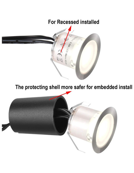 Kits de luces LED SMY 16 piezas 12V IP67 para exterior Kits de luces LED SMY 16 piezas 12V IP67 para exterior