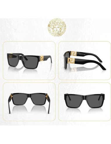 Gafas de sol cuadradas Versace VE4296 unisex con kit de cuidado