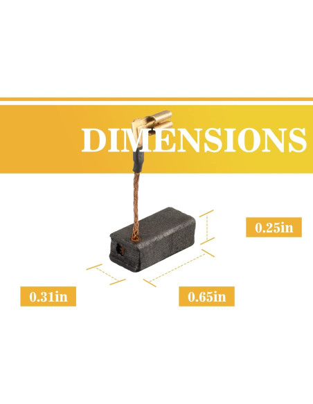 4 Piezas Cepillos de Carbono JUXIANG N097696 para DeWalt 4 Piezas Cepillos de Carbono JUXIANG N097696 para DeWalt