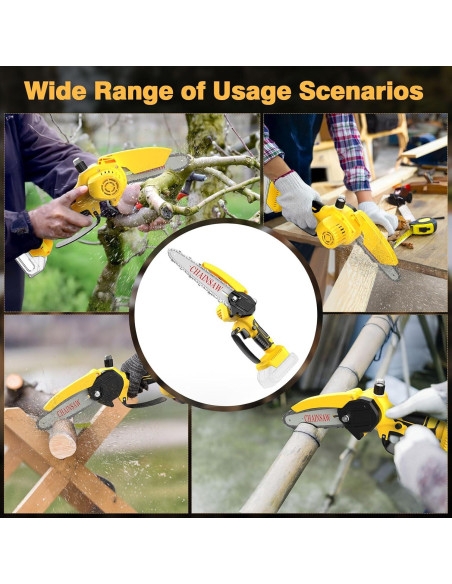 Sierra de Cadena Mini Dewalt 20V 8" Inalámbrica Ligera Sierra de Cadena Mini Dewalt 20V 8" Inalámbrica Ligera