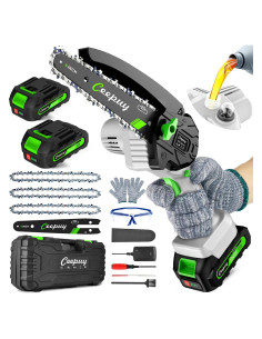 Motosierra Mini Inalámbrica Ceepuy 6" 880W 2 Baterías