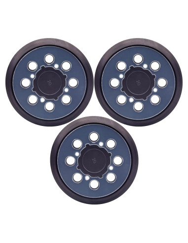 Paquete de 3 almohadillas Dewalt 12,7 cm para lijadora