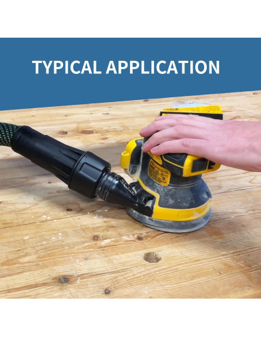 Adaptador Rápido Universal DeWalt DWV9000 para Aspiradora