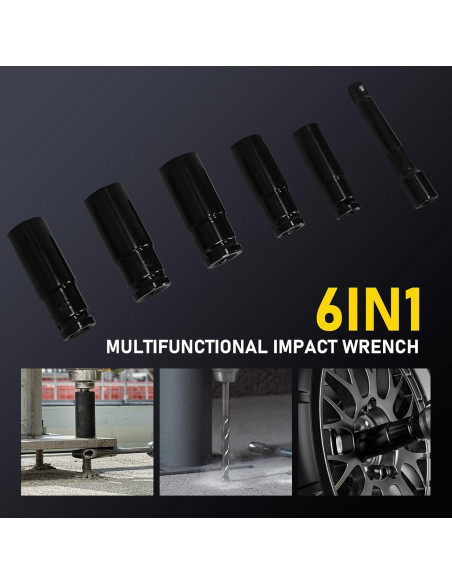 Llave de Impacto Inalámbrica KVNTOOLS 1000N.m 21V con 2 Baterías Llave de Impacto Inalámbrica KVNTOOLS 1000N.m 21V con 2 Baterías