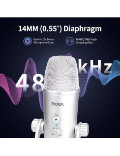 Micrófono USB BOYA BY-PM700SP para Grabación y Streaming 2