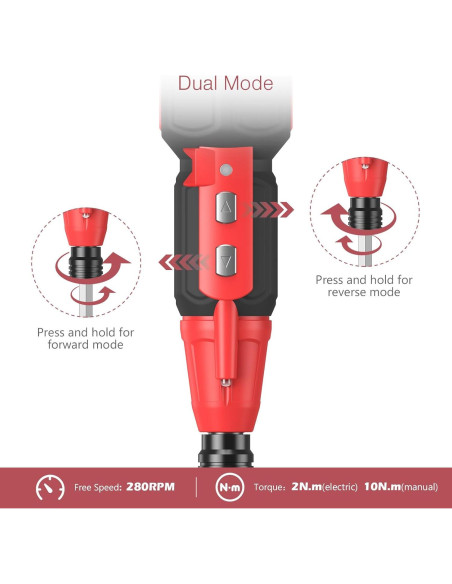 Destornillador Eléctrico LOFICOPER Inalámbrico 10 Puntas LED Destornillador Eléctrico LOFICOPER Inalámbrico 10 Puntas LED