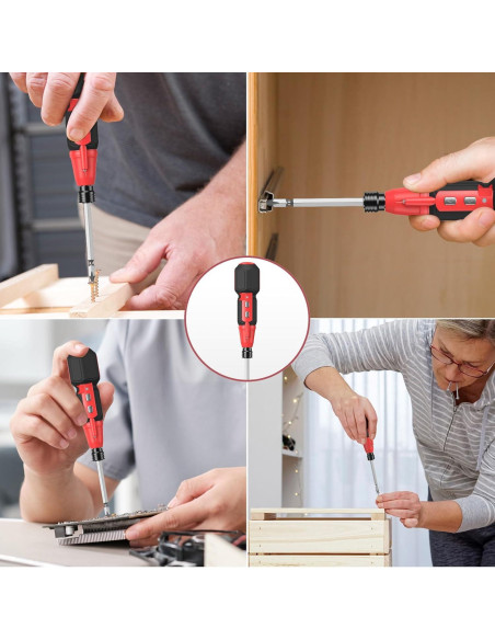 Destornillador Eléctrico LOFICOPER Inalámbrico 10 Puntas LED Destornillador Eléctrico LOFICOPER Inalámbrico 10 Puntas LED