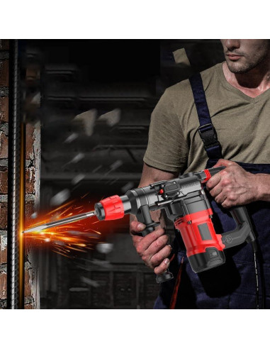 Taladro de Martillo Rotativo HYCHIKA 1100 RPM Eléctrico con Cable