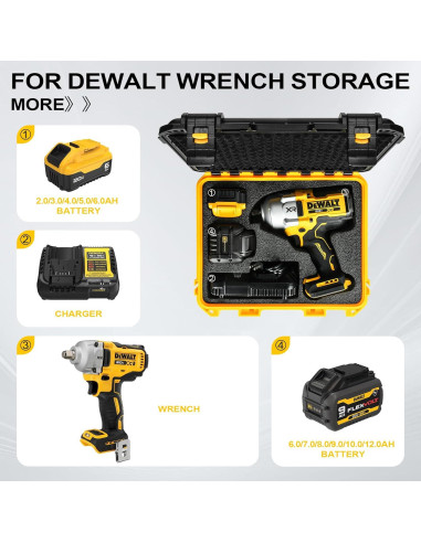 Funda Impermeable HOSOCASE para Llave Dewalt 1/2"