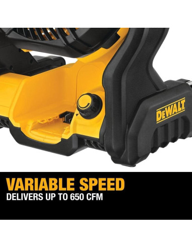 Ventilador Portátil Dewalt 20V MAX Sin Cable DCE512B