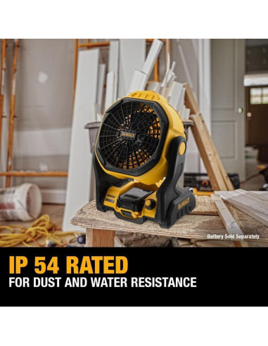 Ventilador Portátil Dewalt 20V MAX Sin Cable DCE512B