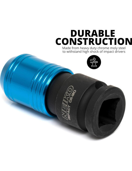 Adaptador de impacto NEIKO 30285A 3/8" a 1/4" hexagonal Adaptador de impacto NEIKO 30285A 3/8" a 1/4" hexagonal