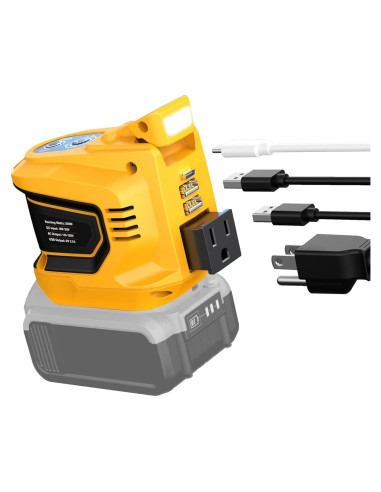 Inversor de Potencia 200W Ecarke para Batería DeWALT 20V
