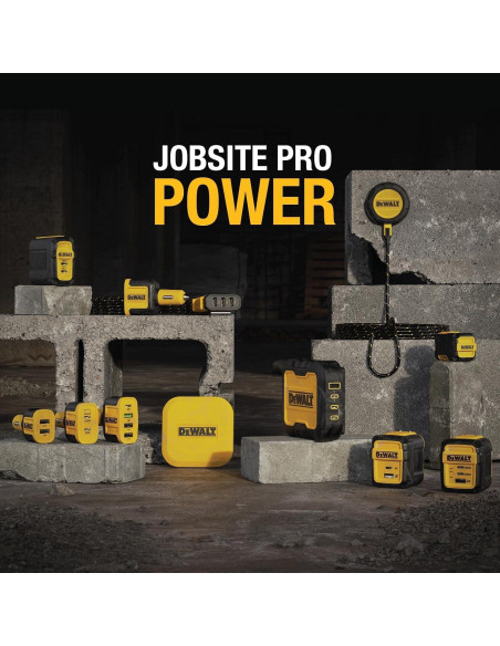 Cargador DEWALT USB C 4 Puertos 100W Carga Rápida Cargador DEWALT USB C 4 Puertos 100W Carga Rápida