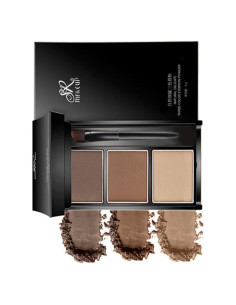 Paleta de Cejas en Polvo 3 Colores SNOVO - Maquillaje Profesional