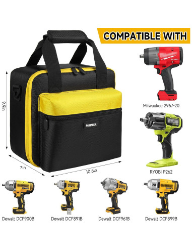 Funda para Destornillador de Impacto MRINCA 26.9x17.8cm