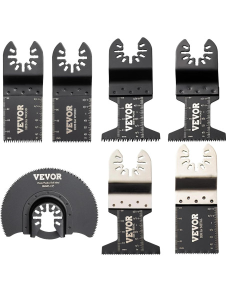 Hojas de Sierra Oscilante VEVOR 50 PCS para Madera y Metal Hojas de Sierra Oscilante VEVOR 50 PCS para Madera y Metal