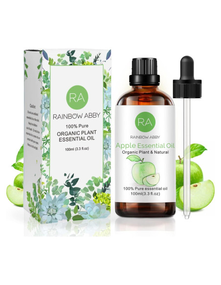 Aceite Esencial de Manzana 100ML RAINBOW ABBY 100% Puro Aceite Esencial de Manzana 100ML RAINBOW ABBY 100% Puro