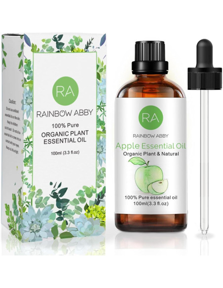 Aceite Esencial de Manzana 100ML RAINBOW ABBY 100% Puro Aceite Esencial de Manzana 100ML RAINBOW ABBY 100% Puro