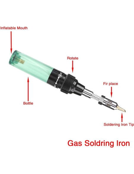 Pistola de Soldadura de Gas Butano Jadeshay 1300C Portátil Pistola de Soldadura de Gas Butano Jadeshay 1300C Portátil
