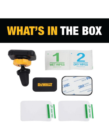 Soporte Magnético DEWALT para Teléfono Automóvil 360