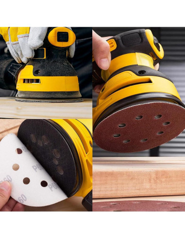 Pad de metal DeWalt DWE6423 con 12 discos de lijado