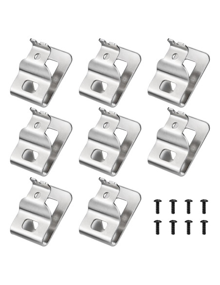 Clips de Cinturón Dewalt 16 Piezas Acero Inoxidable 304 Clips de Cinturón Dewalt 16 Piezas Acero Inoxidable 304